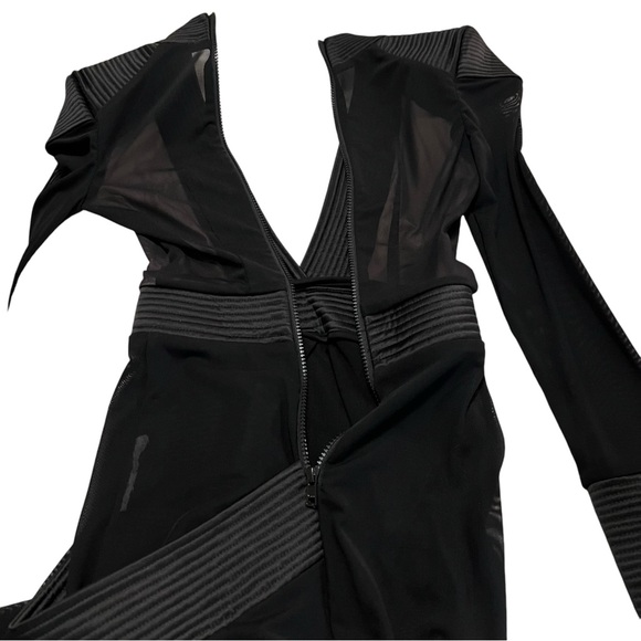 Revolve Zhivago Eye Of Horus Sheer Gown in Black Size 2 dress formal goth unique - Picture 10 of 16